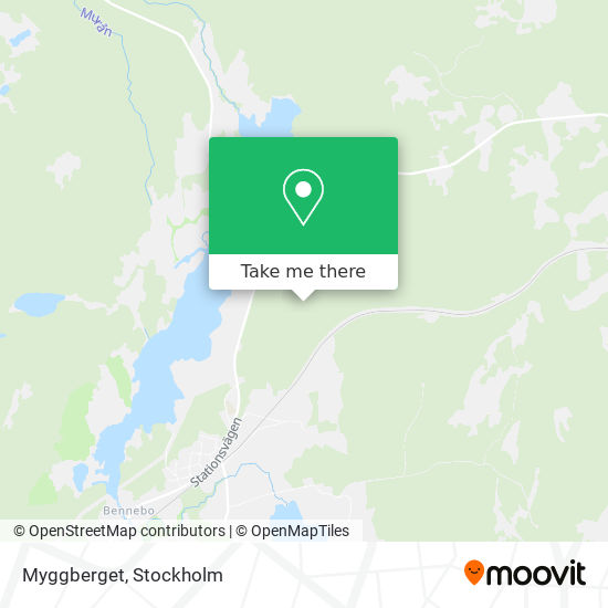 Myggberget map