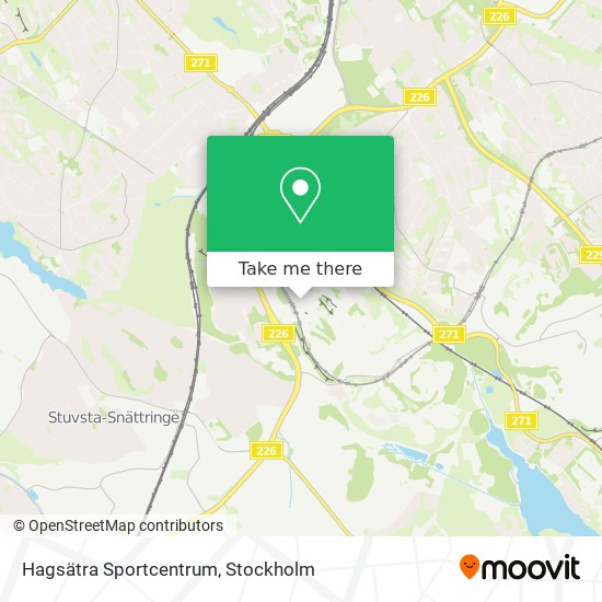 Hagsätra Sportcentrum map