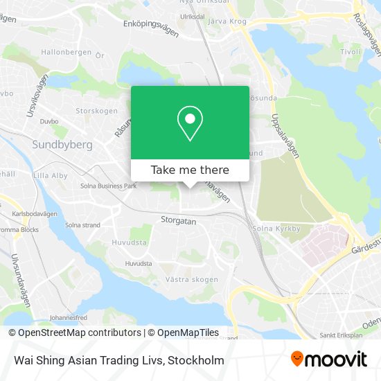 Wai Shing Asian Trading Livs map