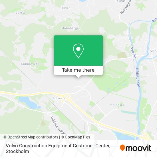 Volvo Construction Equipment Customer Center map
