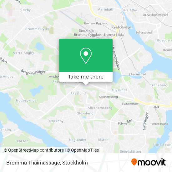 Bromma Thaimassage map