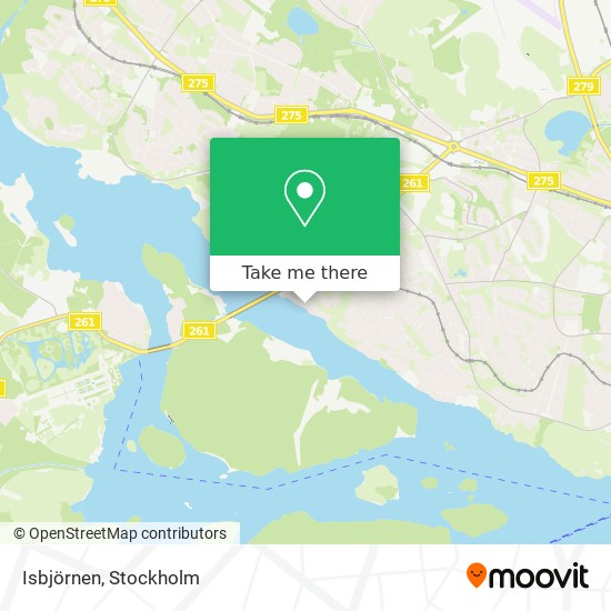 Isbjörnen map