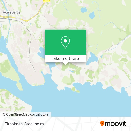 Ekholmen map