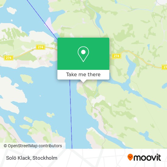 Solö Klack map