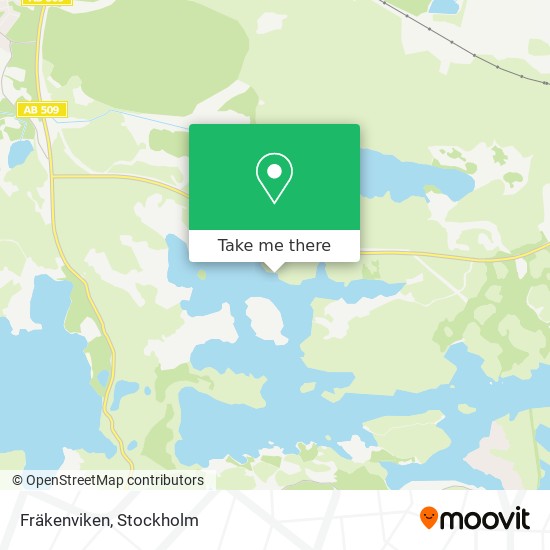 Fräkenviken map