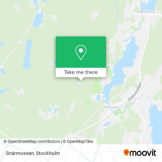 Snärmossen map