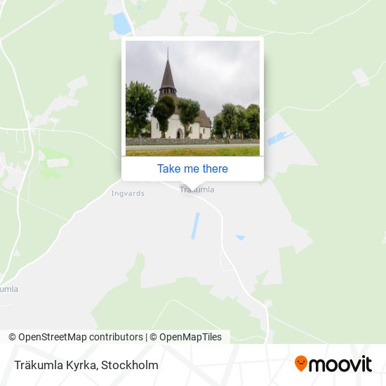 Träkumla Kyrka map