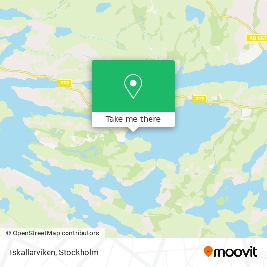 Iskällarviken map