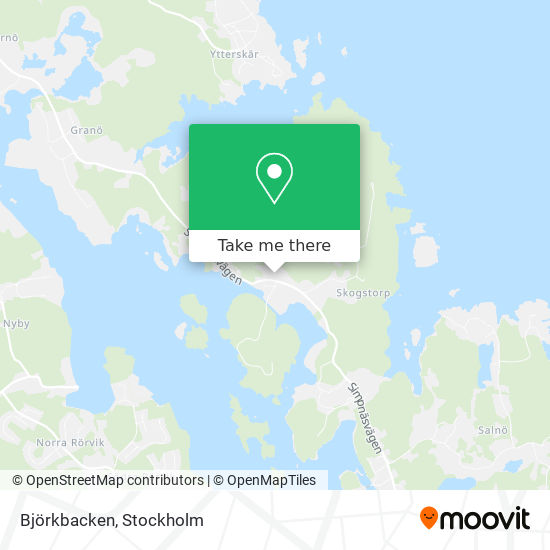 Björkbacken map