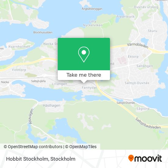 Hobbit Stockholm map