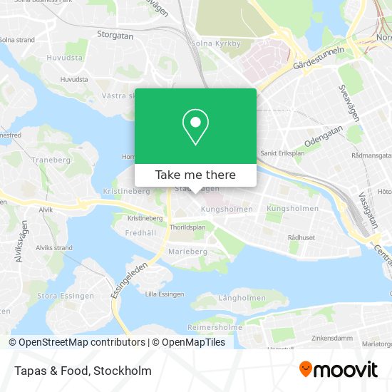 Tapas & Food map