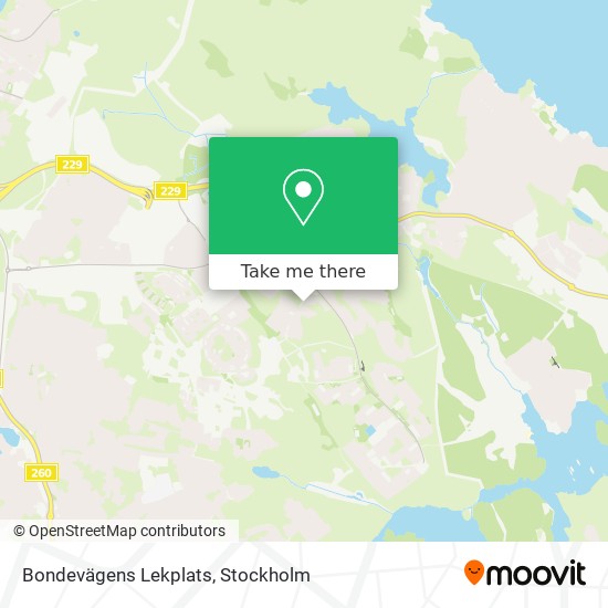 Bondevägens Lekplats map