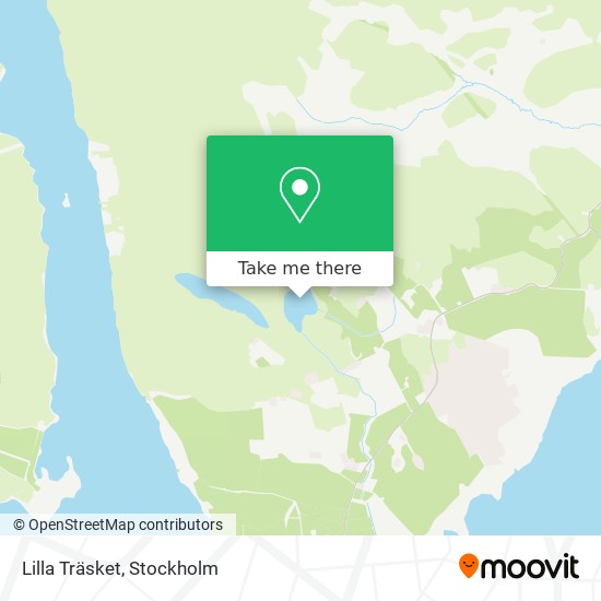 Lilla Träsket map