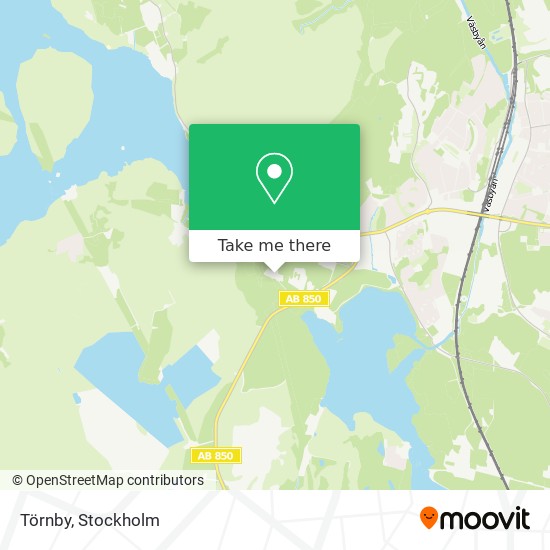 Törnby map
