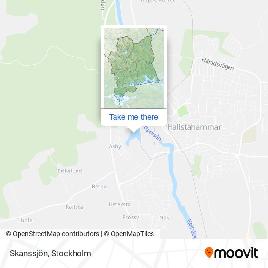 Skanssjön map