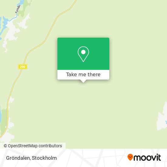 Gröndalen map