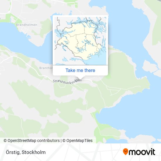 Örstig map