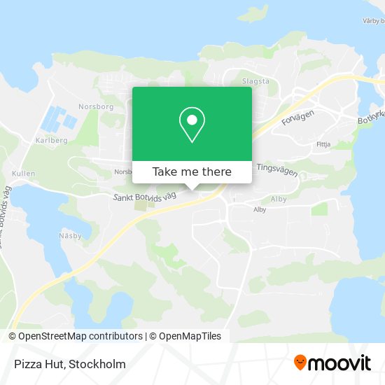 Pizza Hut map