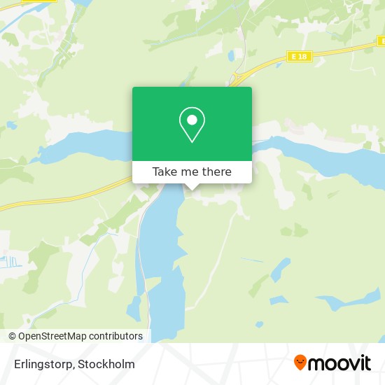 Erlingstorp map