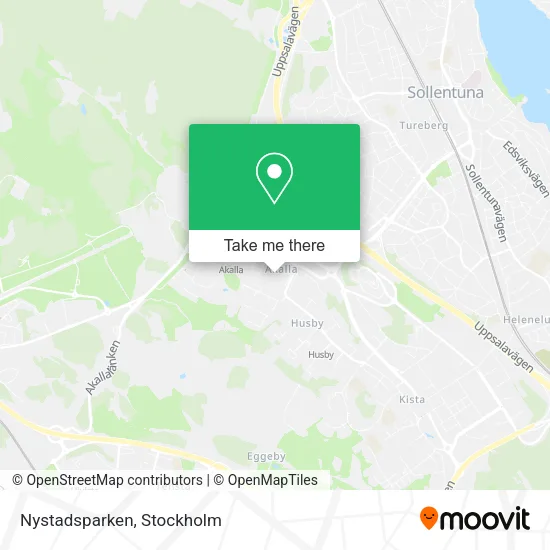 Nystadsparken map