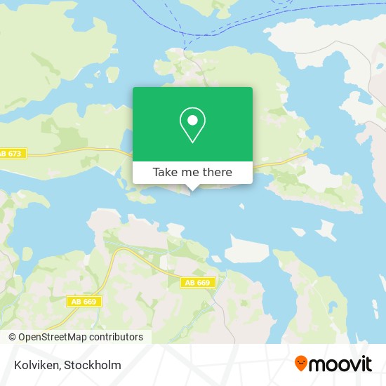 Kolviken map