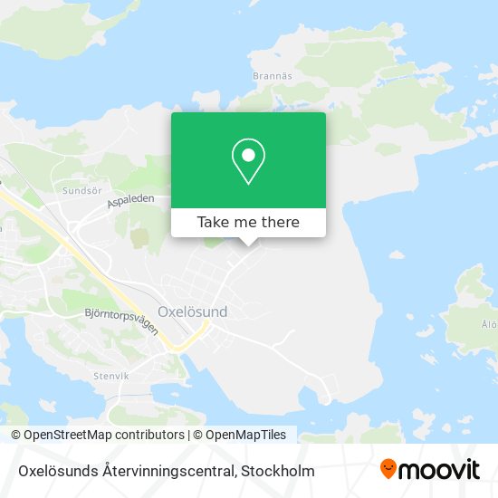 Oxelösunds Återvinningscentral map