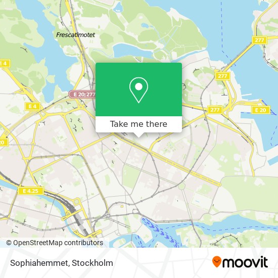 Sophiahemmet map