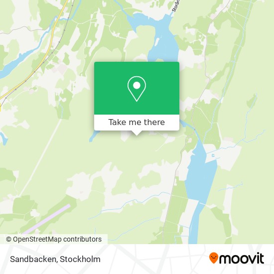 Sandbacken map