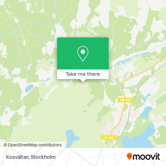 Kosvältan map