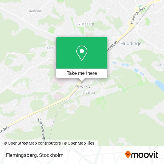 Flemingsberg map