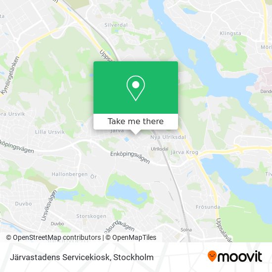 Järvastadens Servicekiosk map