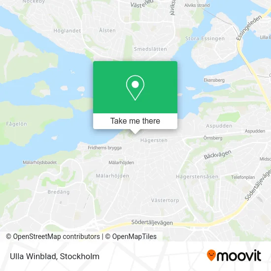 Ulla Winblad map