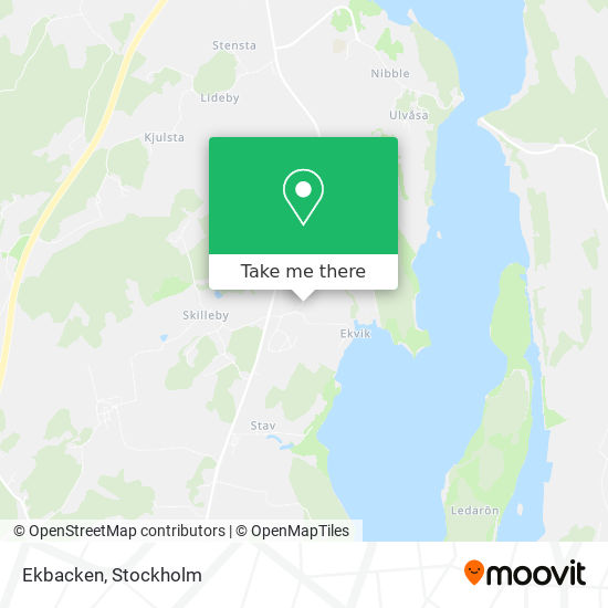 Ekbacken map