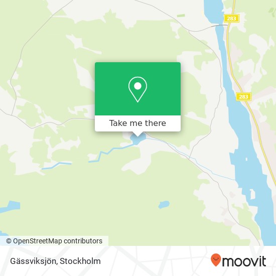 Gässviksjön map