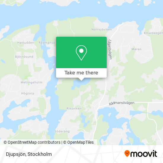 Djupsjön map