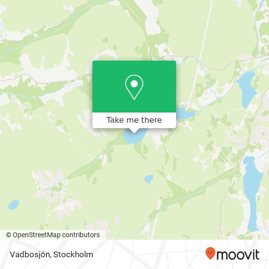 Vadbosjön map