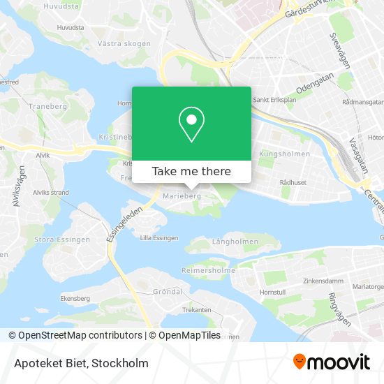 Apoteket Biet map