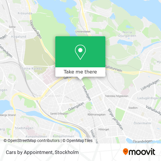 Cars by Appointment map