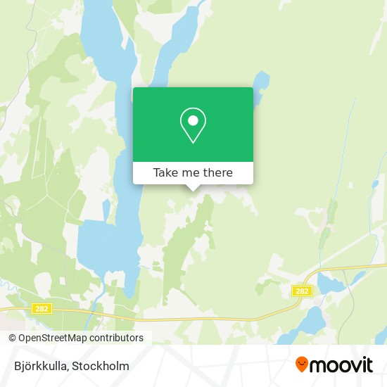 Björkkulla map