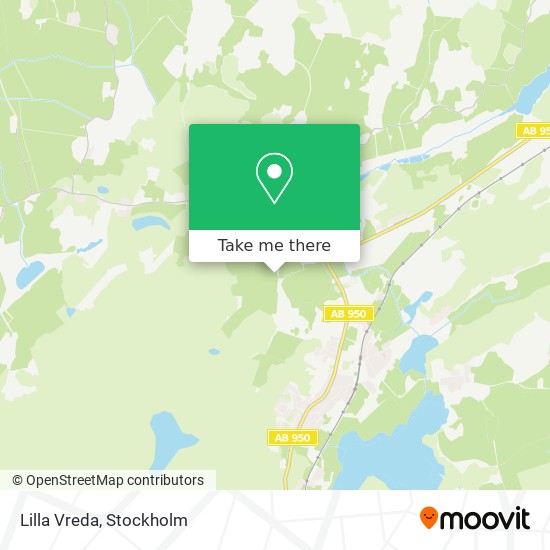 Lilla Vreda map