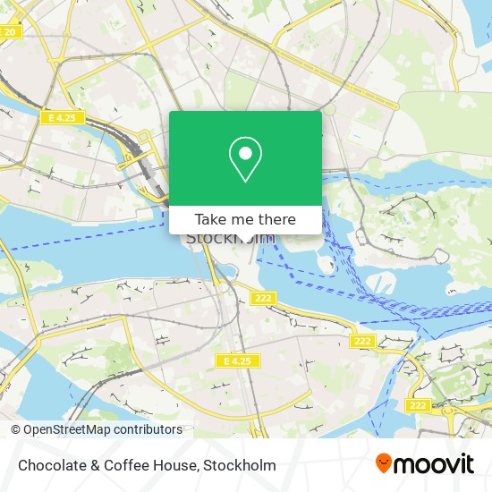 Chocolate & Coffee House map