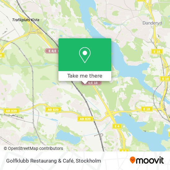 Golfklubb Restaurang & Café map