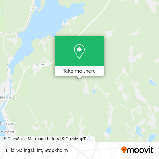 Lilla Malingsklint map