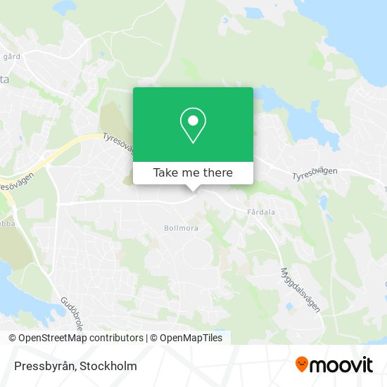 Pressbyrån map