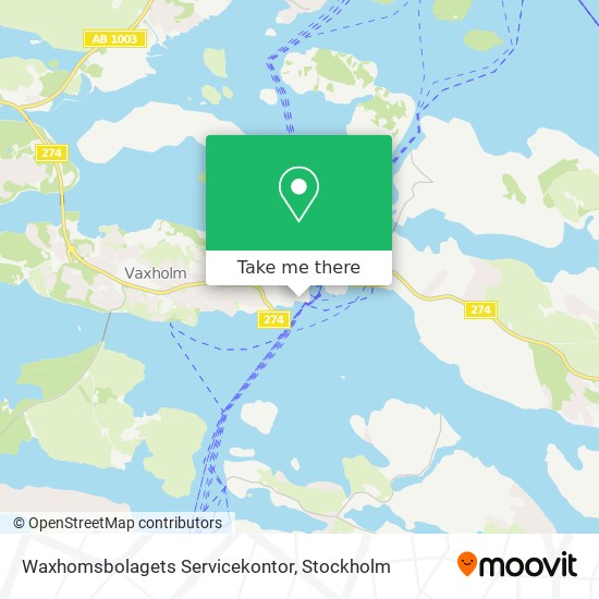 Waxhomsbolagets Servicekontor map