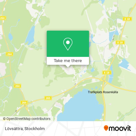 Lövsättra map