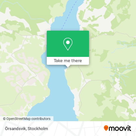 Örsandsvik map