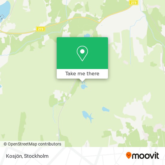 Kosjön map