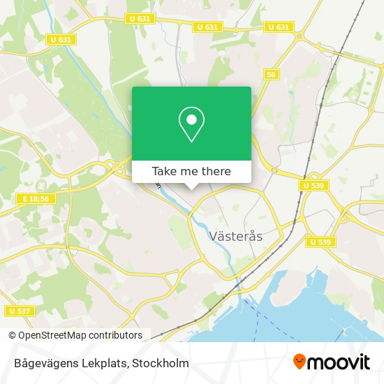 Bågevägens Lekplats map