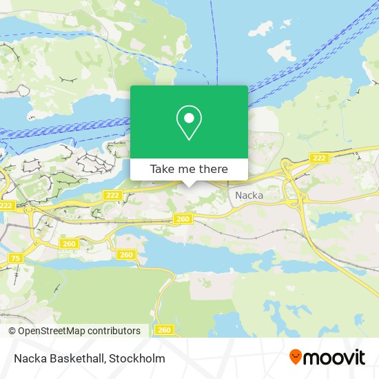 Nacka Baskethall map